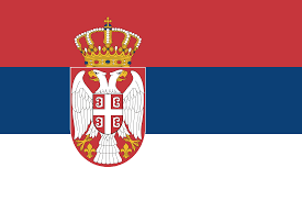 Serbien Flagge